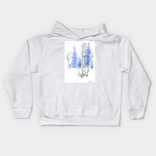 Wintery Day Kids Hoodie